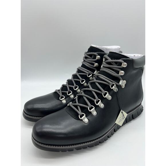 Cole Haan Zerogrand Causal Waterproof Leather Boots C35594 Men's 10M - Picture 11 of 16